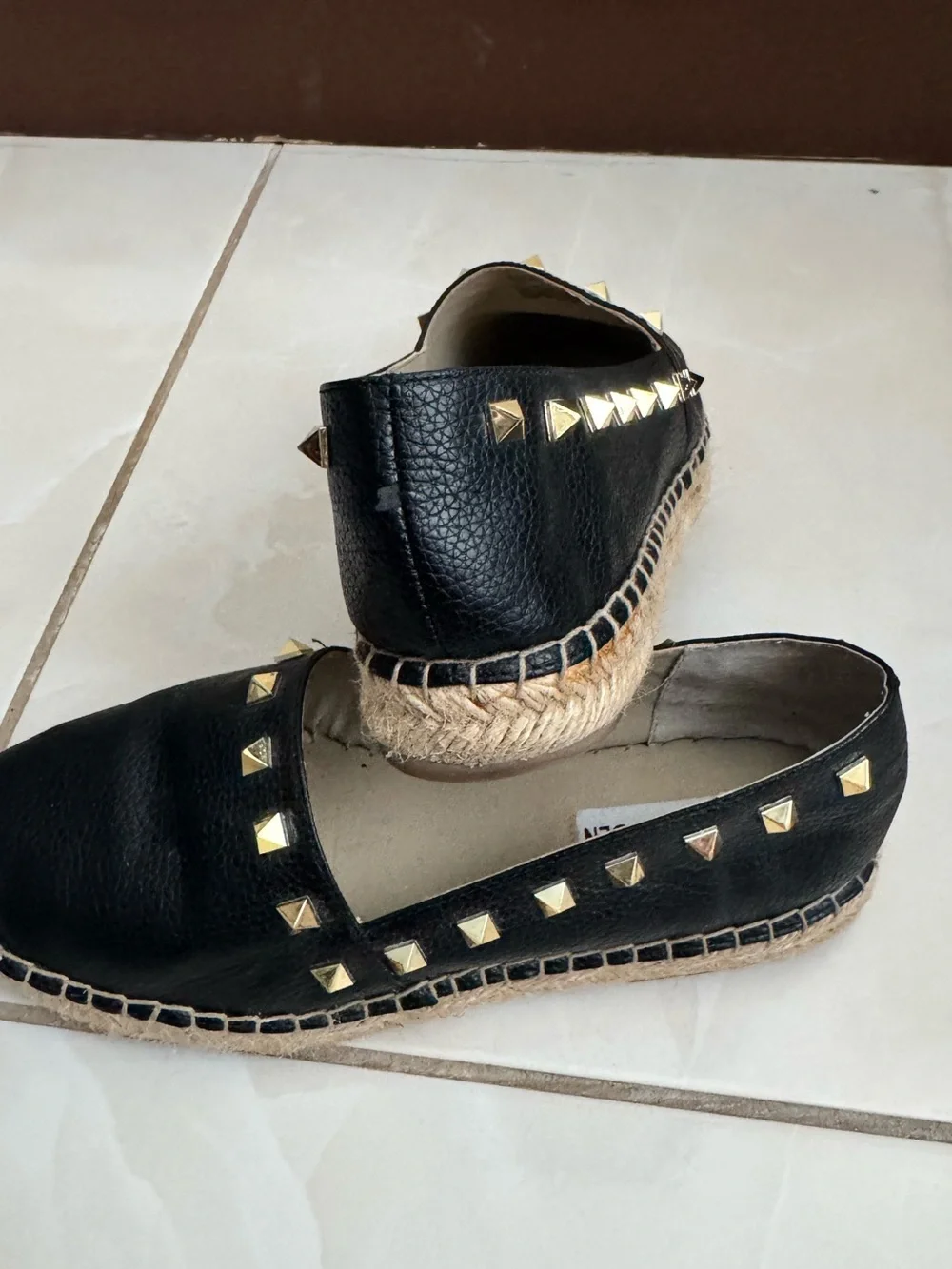 Steve Madden black leather